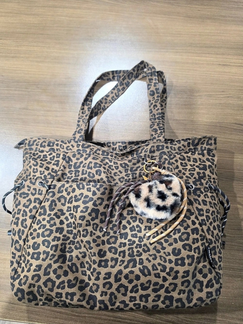 Leopard Print Tote Bag Like New